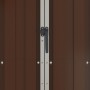 Cobertizo de jardín acero galvanizado marrón 116x45x175 cm de vidaXL, Cobertizos - Ref: Foro24-46304, Precio: 122,52 €, Descu...