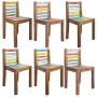 Esszimmerstühle 6 Einheiten aus massivem recyceltem Holz von vidaXL, Essstühle - Ref: Foro24-3082891, Preis: 453,23 €, Rabatt: %
