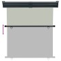 Toldo lateral de balcón gris 175x250 cm