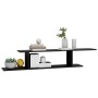 Wandregal für TV Sperrholz schwarz 125x18x23cm von vidaXL, Regale und Regale - Ref: Foro24-806990, Preis: 32,07 €, Rabatt: %