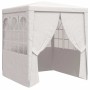 Carpa profesional para fiestas con paredes blanco 90 g/m² 2x2 m