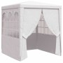 Carpa profesional fiestas con paredes blanco 90 g/m² 2,5x2,5 m