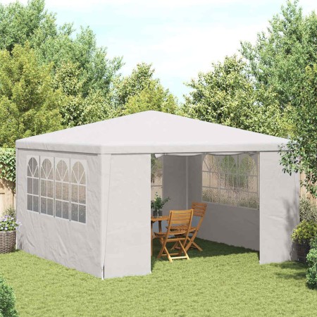 Carpa profesional para fiestas con paredes blanco 90 g/m² 4x4 m