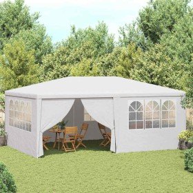Carpa profesional para fiestas con paredes blanco 90 g/m² 4x6 m