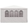 Carpa profesional para fiestas con paredes blanco 90 g/m² 4x9 m