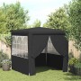 Carpa profesional para fiestas con paredes gris 90 g/m² 2x2 m