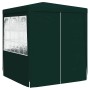 Carpa profesional para fiestas con paredes verde 90 g/m² 2x2 m