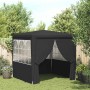 Carpa profesional fiestas con paredes gris 90 g/m² 2,5x2,5 m