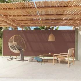 Brown retractable garden side awning 200x600 cm by vidaXL, Umbrellas - Ref: Foro24-317975, Price: 111,36 €, Discount: %