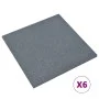 Fallschutzfliesen Gummi 6 Stück grau 50x50x3cm von vidaXL, Böden und Teppiche - Ref: Foro24-93439, Preis: 96,58 €, Rabatt: %