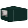 Carpa profesional para fiestas con paredes verde 90 g/m² 4x4 m