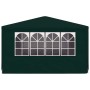 Carpa profesional para fiestas con paredes verde 90 g/m² 4x4 m