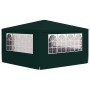 Carpa profesional para fiestas con paredes verde 90 g/m² 4x4 m