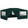 Carpa profesional para fiestas con paredes verde 90 g/m² 4x6 m