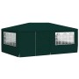 Carpa profesional para fiestas con paredes verde 90 g/m² 4x6 m