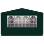 Carpa profesional para fiestas con paredes verde 90 g/m² 4x9 m