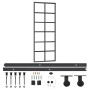 Schiebetür mit ESG-Glas und Aluminiumbeschlägen 76x205 cm von vidaXL, Türen - Ref: Foro24-3081957, Preis: 237,87 €, Rabatt: %