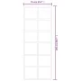 Schiebetür mit ESG-Glas und Aluminiumbeschlägen 76x205 cm von vidaXL, Türen - Ref: Foro24-3081957, Preis: 238,94 €, Rabatt: %