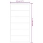 Puerta corredera con herrajes ESG vidrio y aluminio 102x205 cm de vidaXL, Puertas - Ref: Foro24-3081955, Precio: 227,12 €, De...