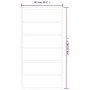 Schiebetür mit ESG-Glas und Aluminiumbeschlägen 102x205 cm von vidaXL, Türen - Ref: Foro24-3081955, Preis: 254,17 €, Rabatt: %