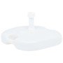 Base de sombrilla rellenable arena/agua plástico blanco 16 L en Bases para sombrillas | Comprar online en Foro24