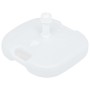 Base de sombrilla rellenable arena/agua plástico blanco 16 L en Bases para sombrillas | Comprar online en Foro24