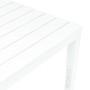 Mesa de jardín con 2 bancos plástico blanco