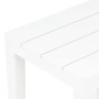 Mesa de jardín con 2 bancos plástico blanco
