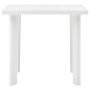 Mesa de jardín de plástico blanco 80x75x72 cm en Mesas de jardín | Comprar online en Foro24