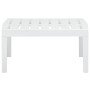 Mesa de jardín de plástico blanco 78x55x38 cm en Mesas de jardín | Comprar online en Foro24