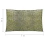 Camouflage net with green storage bag 3x7 m by vidaXL, Protective equipment for hunting and shooting - Ref: Foro24-135889, Pr...