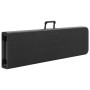 Bancos de jardín plegables 2 unidades HDPE negro 180 cm en Bancos de jardín | Comprar online en Foro24