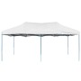 Carpa plegable profesional acero blanco 3x6 m