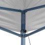 Carpa plegable profesional acero blanco 3x6 m