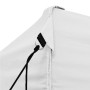 Carpa plegable profesional acero blanco 3x6 m