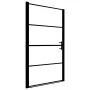 Puerta de ducha de vidrio templado negro 81x195 cm de vidaXL, Puertas de ducha - Ref: Foro24-145671, Precio: 185,47 €, Descue...