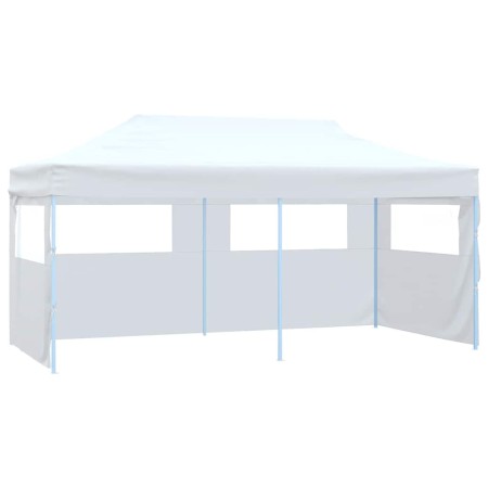 Carpa plegable profesional con 4 paredes acero blanco 3x6 m en Carpas y cenadores | Comprar online en Foro24