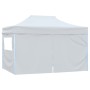 Carpa plegable para celebraciones con 4 paredes blanco 3x4,5 m