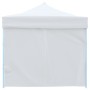 Carpa de fiestas pop-up plegable con 8 paredes blanco 3x9 m