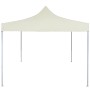 Carpa plegable profesional acero color crema 2x2 m