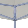 Carpa plegable profesional acero color crema 2x2 m