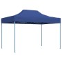 Carpa plegable profesional acero azul 3x4 m
