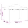 Carpa plegable profesional acero gris antracita 3x4 m en Carpas y cenadores | Comprar online en Foro24