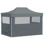 Carpa plegable profesional con 3 paredes acero antracita 3x4 m en Carpas y cenadores | Comprar online en Foro24