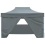 Carpa plegable profesional 4 paredes acero gris antracita 3x4 m en Carpas y cenadores | Comprar online en Foro24