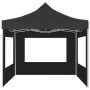 Carpa plegable profesional con paredes aluminio gris 2x2 m
