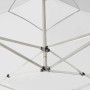 Carpa plegable profesional con paredes aluminio blanco 2x2 m