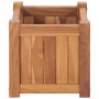 Arriate elevado madera maciza de teca 30x30x30 cm en Maceteros y jardineras | Comprar online en Foro24