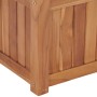 Arriate elevado madera maciza de teca 30x30x30 cm en Maceteros y jardineras | Comprar online en Foro24