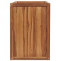 Arriate elevado madera maciza de teca 100x50x70 cm en Maceteros y jardineras | Comprar online en Foro24